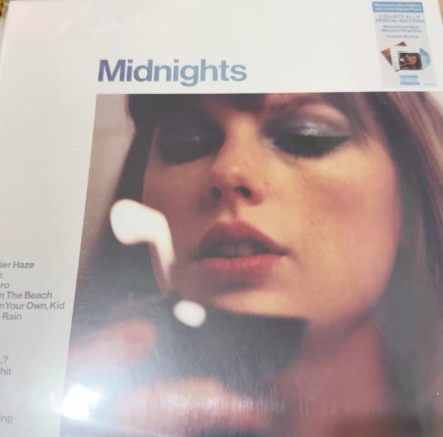 Taylor Swift – Midnights Moonstone Blue Signed Vinyl Edition LP