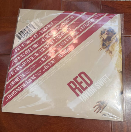 Taylor Swift – Red RSD Black Friday Crystal Clear Vinyl Numbered Edition 2LP