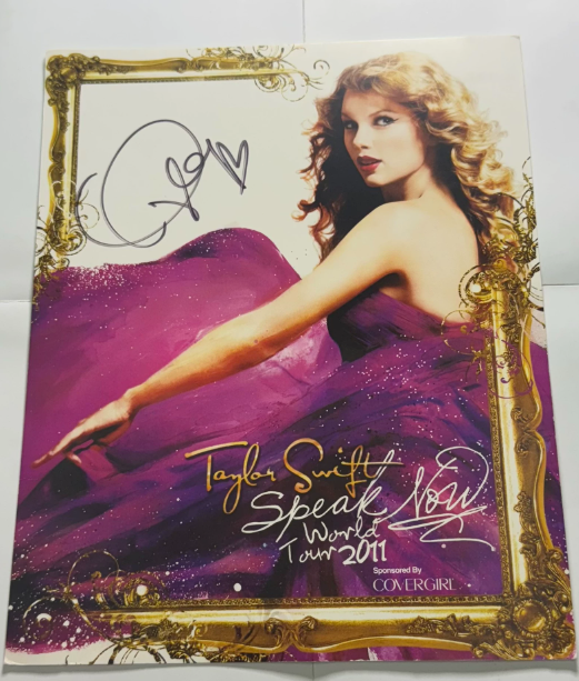 Taylor Swift – Speak Now World Tour 2011 Signed Poster