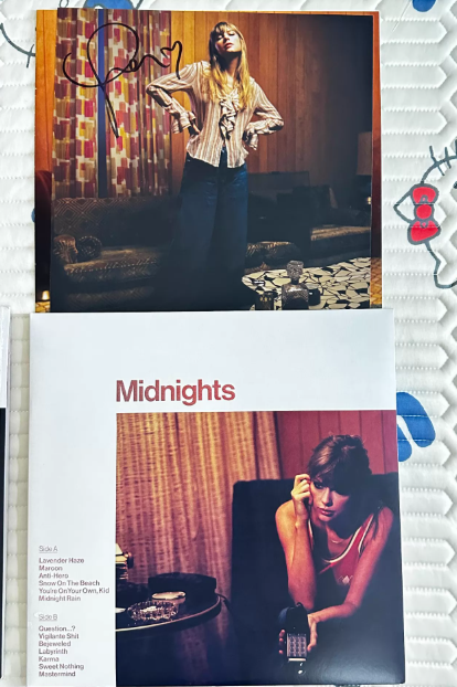 Taylor Swift – Midnights Blood Moon Edition Signed Vinyl LP