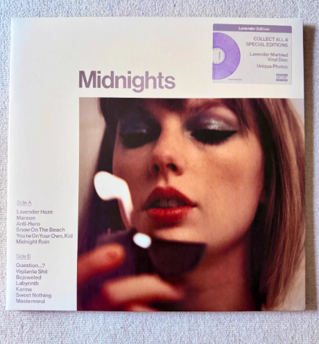 Taylor Swift – Midnights Lavender Edition Marbled Vinyl LP