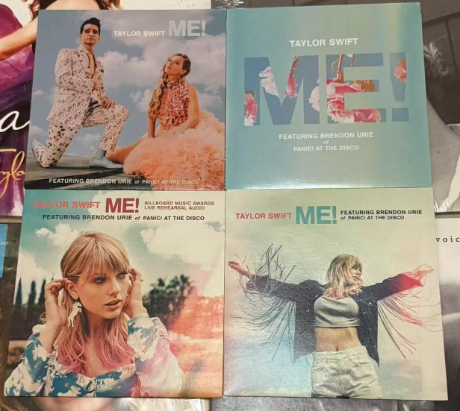 Taylor Swift – ME! Official Store 7-Inch Black Vinyl Single Set 4x7"