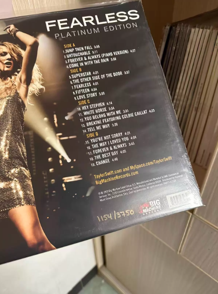Taylor Swift – Self-Titled RSD Blue Vinyl + Fearless Gold Vinyl 2LP Bundle