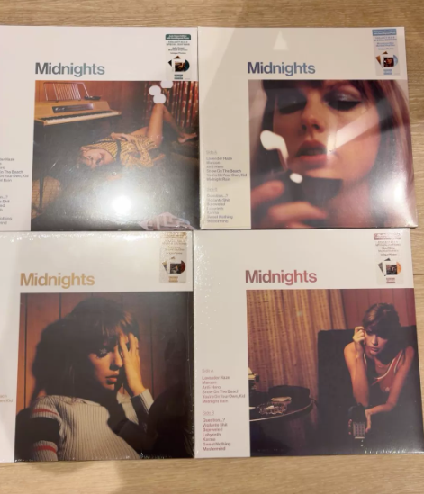 Taylor Swift – Midnights French Pressing Signed Black Vinyl Set 4LP