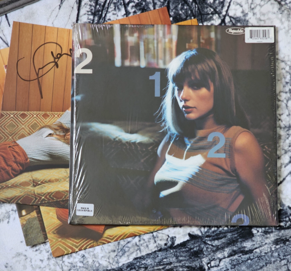Taylor Swift – Midnights Moonstone Blue Edition Signed Vinyl LP