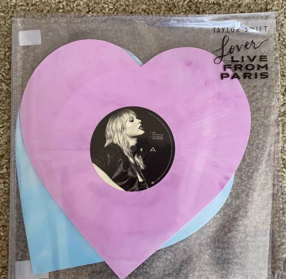 Taylor Swift – Lover (Live From Paris) Heart-Shaped Vinyl 2LP