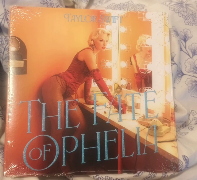 Taylor Swift – The Fate of Ophelia Orange Translucent with Gold Glitter 7" Vinyl Single
