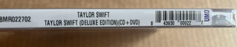 Taylor Swift – Taylor Swift Deluxe CD + DVD