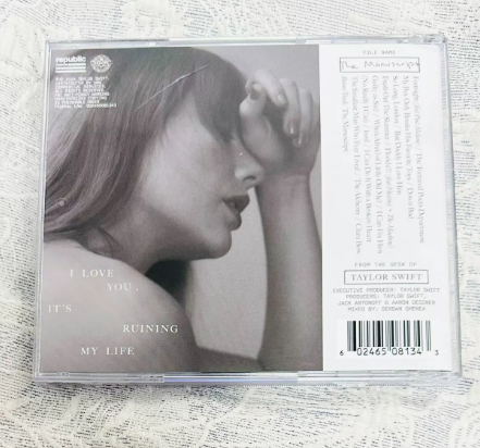 Taylor Swift – The Tortured Poets Department US Signed CD