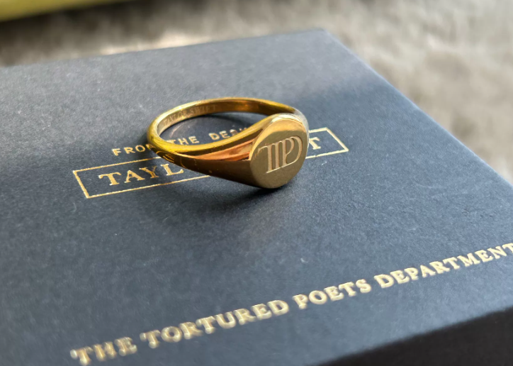 Taylor Swift – The Tortured Poets Department Official Ring Size 9