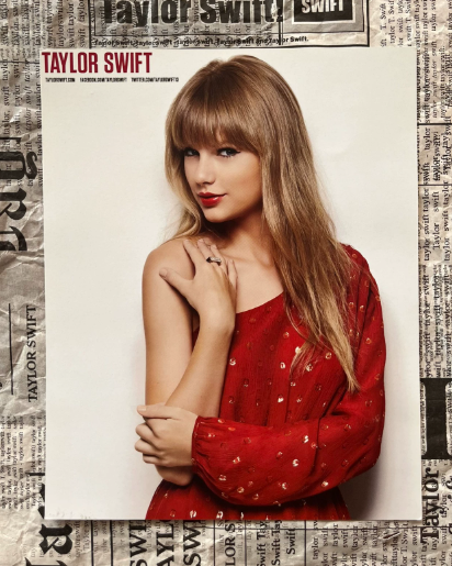 Taylor Swift – Red Era Red Dress Mini Poster