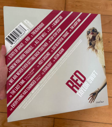 Taylor Swift – Red European RSD Clear Vinyl 2LP – URVC