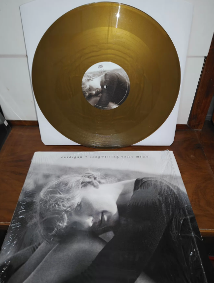 Taylor Swift – Cardigan + Songwriting Voice Memo Gold Vinyl 12" Single