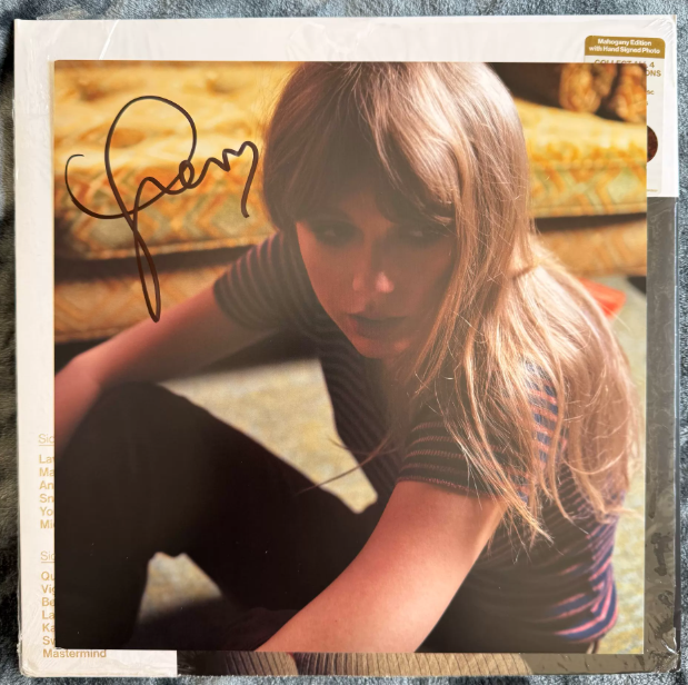 Taylor Swift – Midnights Mahogany Edition Signed Vinyl LP