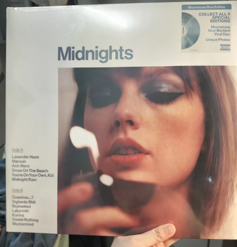 Taylor Swift - Midnights (LP, Album, S/Edition, Blu)
