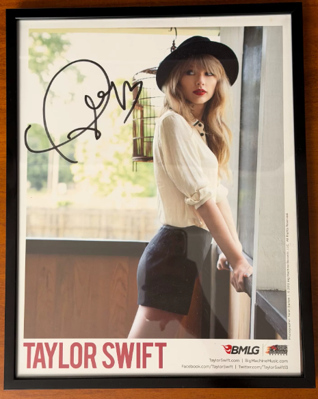 Taylor Swift – RED Era Signed Framed Poster