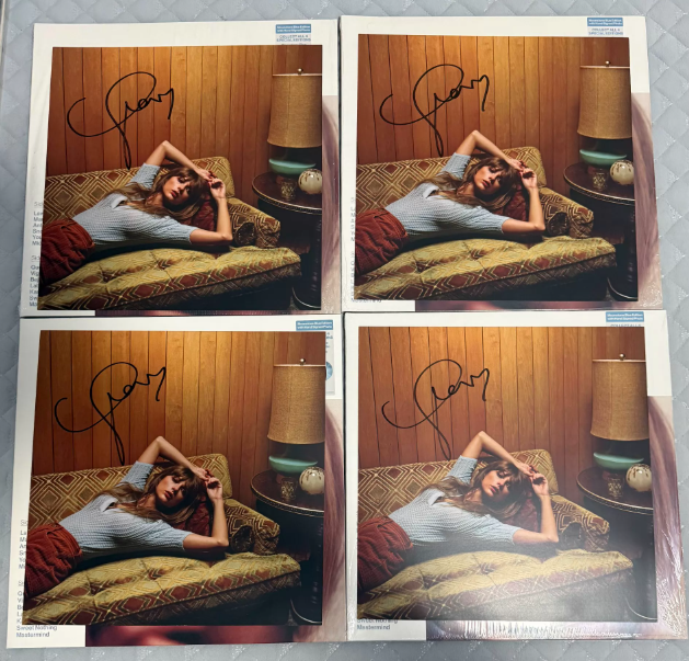 Taylor Swift – Midnights Moonstone Blue Edition Signed Vinyl LP
