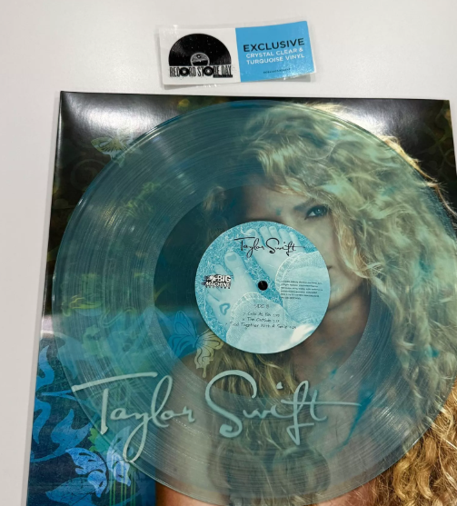 Taylor Swift – Taylor Swift RSD Crystal Clear & Turquoise Vinyl LP