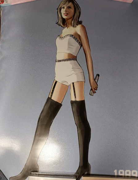 Taylor Swift – Delicate Limited Numbered Lithograph Poster with Original Tube