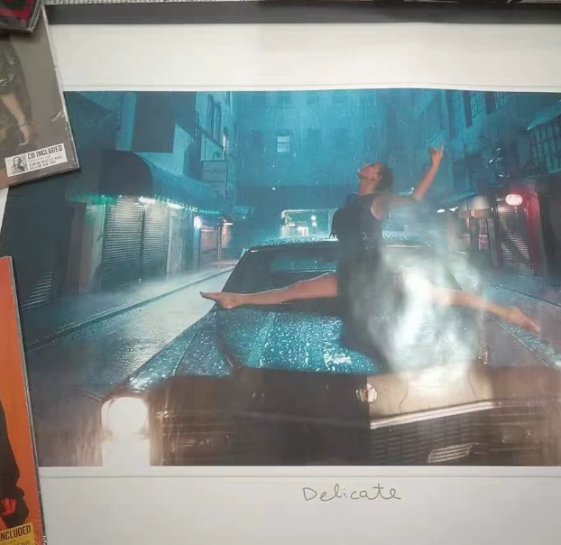 Taylor Swift – Delicate Limited Numbered Lithograph Poster with Original Tube