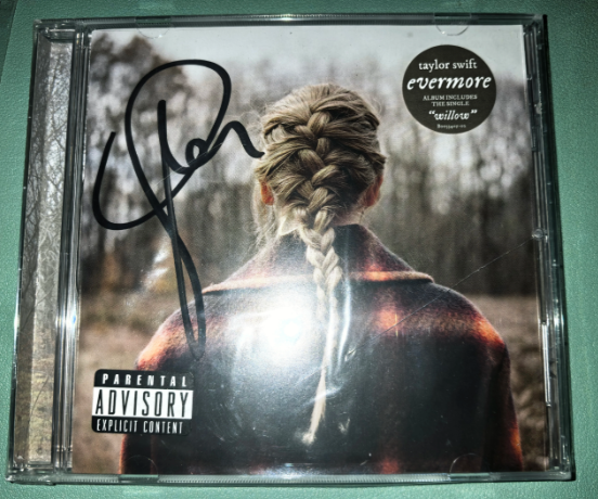 Taylor Swift – evermore Signed CD