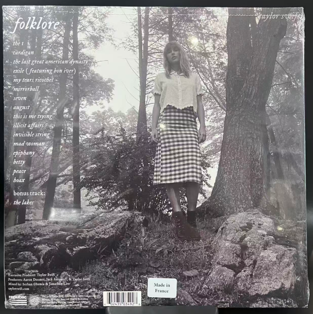 Taylor Swift - Folklore (2xLP, Album, Dlx, Ltd, Gre)