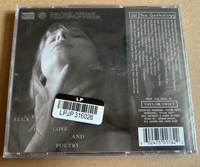 Taylor Swift – The Tortured Poets Department: The Anthology Target Exclusive 2CD – Sealed