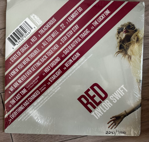Taylor Swift – Red RSD US Clear Vinyl and Tour Blanket Set