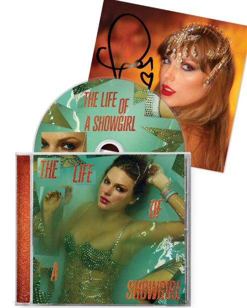 Taylor Swift – The Life of a Showgirl Four Signed CD Set