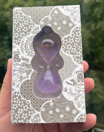 Taylor Swift “August Slipped Away” Purple Hourglass Ornament — Official Merch, Sealed