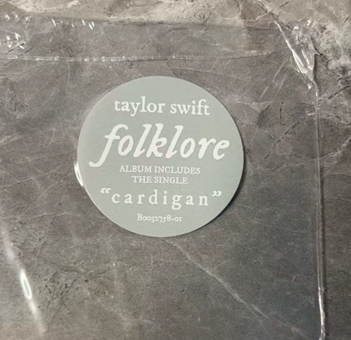 Taylor Swift – folklore “Running Like Water” Silver Vinyl 2LP NM/VG+