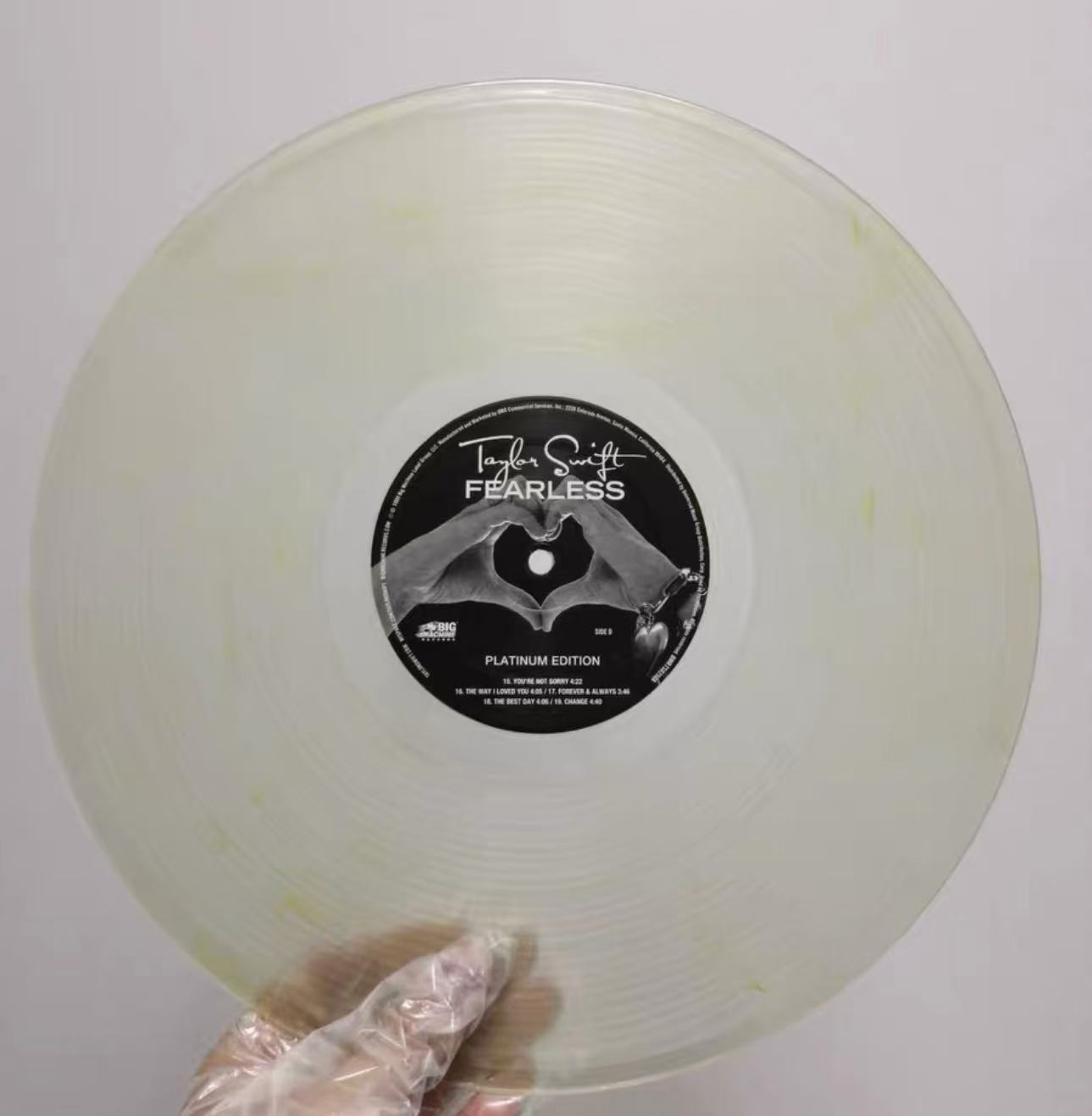 Taylor Swift Fearless RSD Metallic Gold Vinyl Limited Edition #241 Open Box Never Played Read Desc