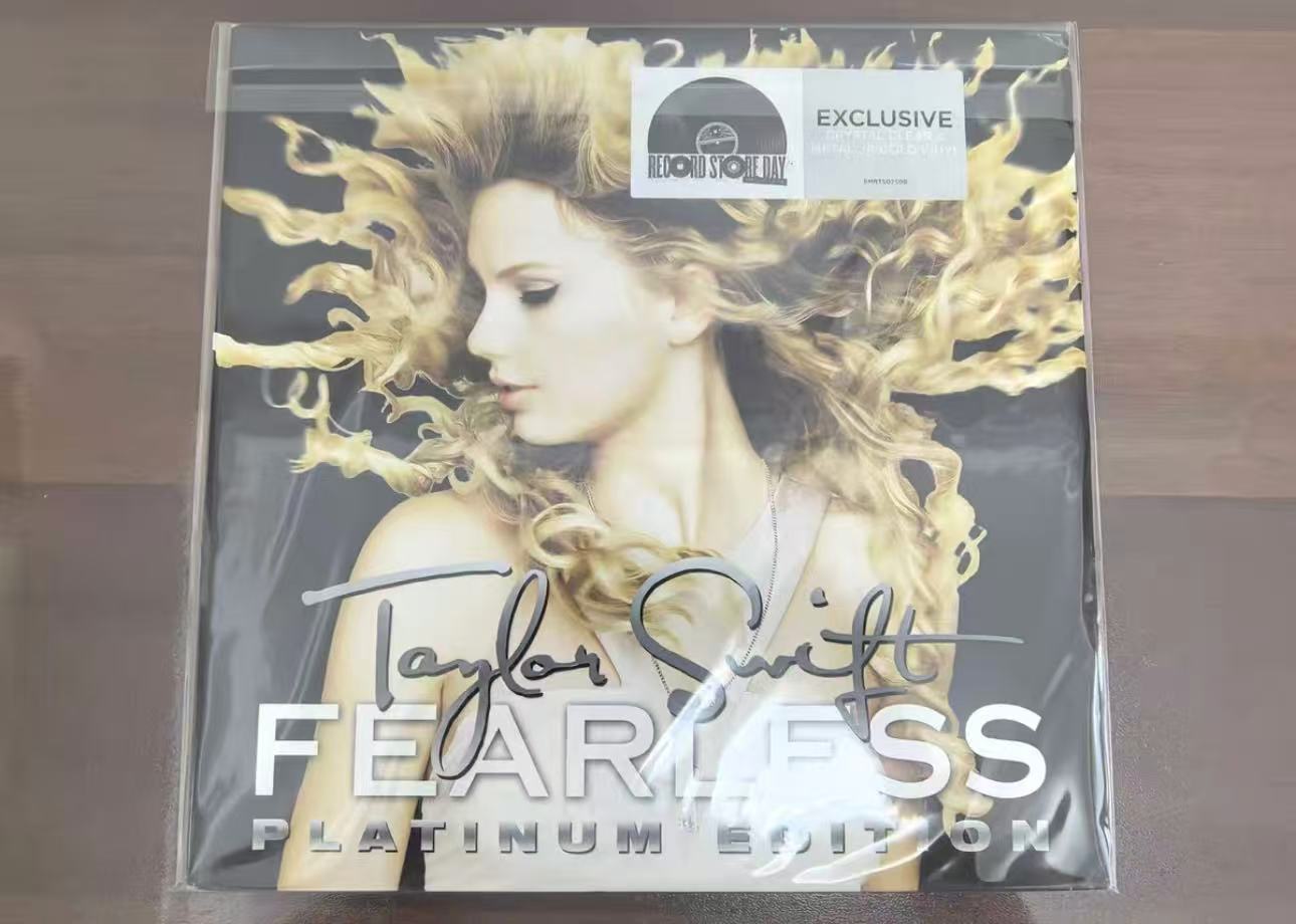 Taylor Swift Fearless RSD Metallic Gold Vinyl Limited Edition #241 Open Box Never Played Read Desc