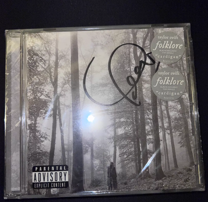 Taylor Swift Evermore Signed CD Sealed