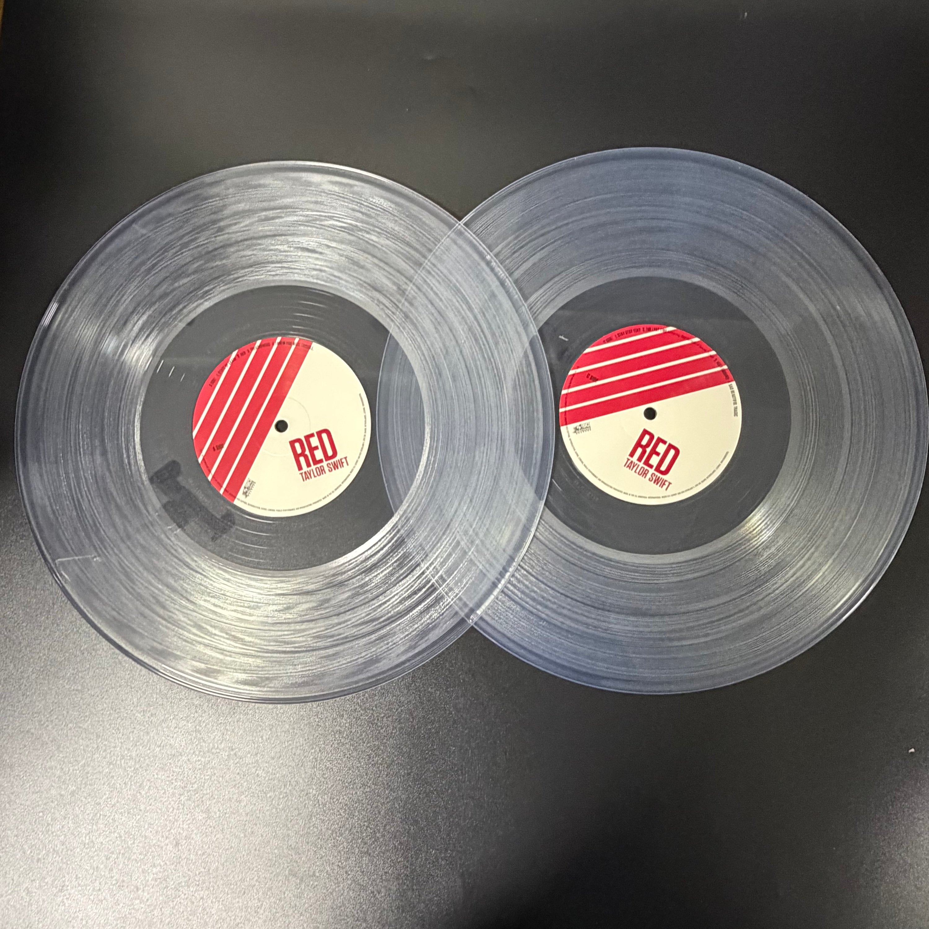 Taylor Swift Red Clear Vinyl (Numbered 5230, Opened Only, Perfect Condition)