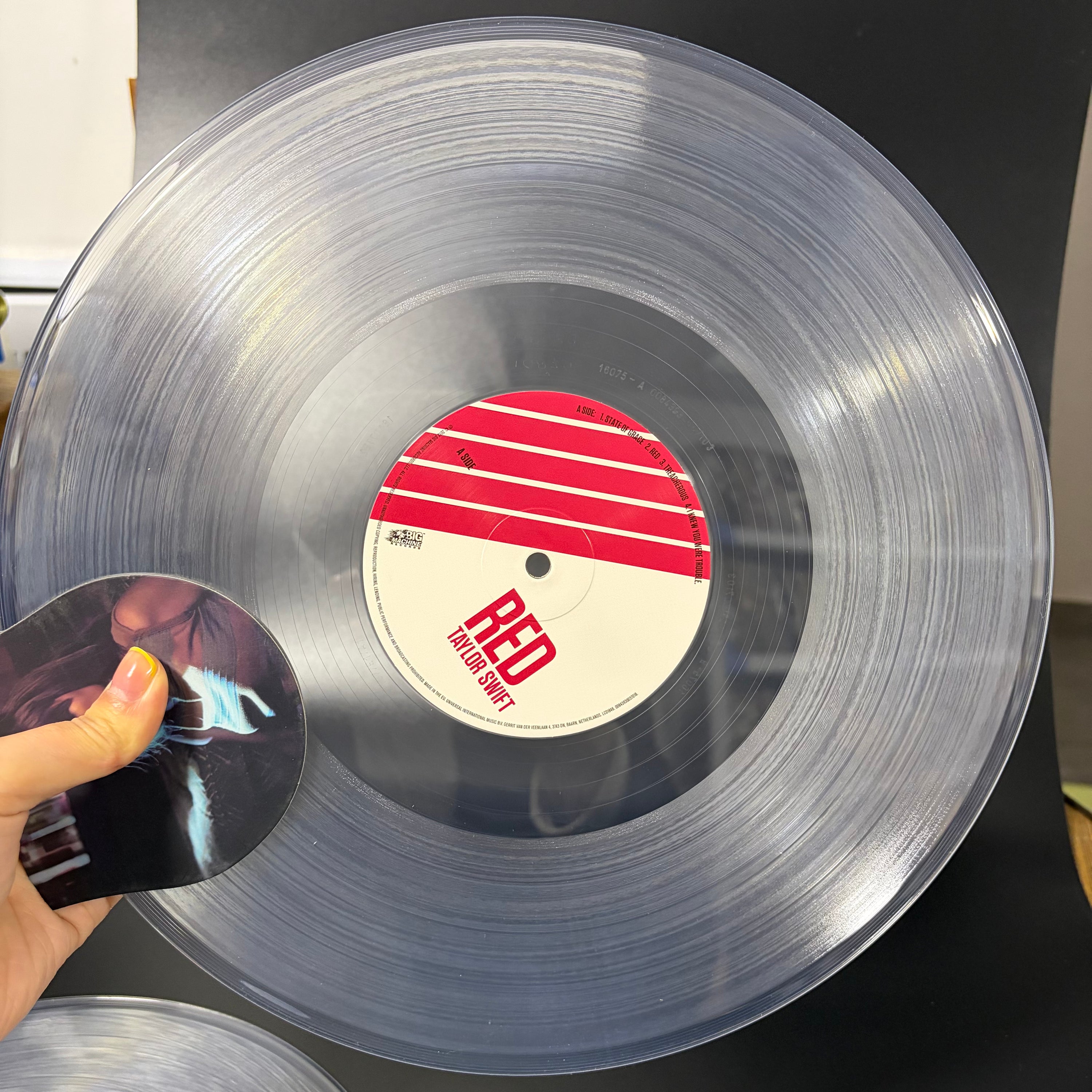 Taylor Swift Red Clear Vinyl (Numbered 5230, Opened Only, Perfect Condition)
