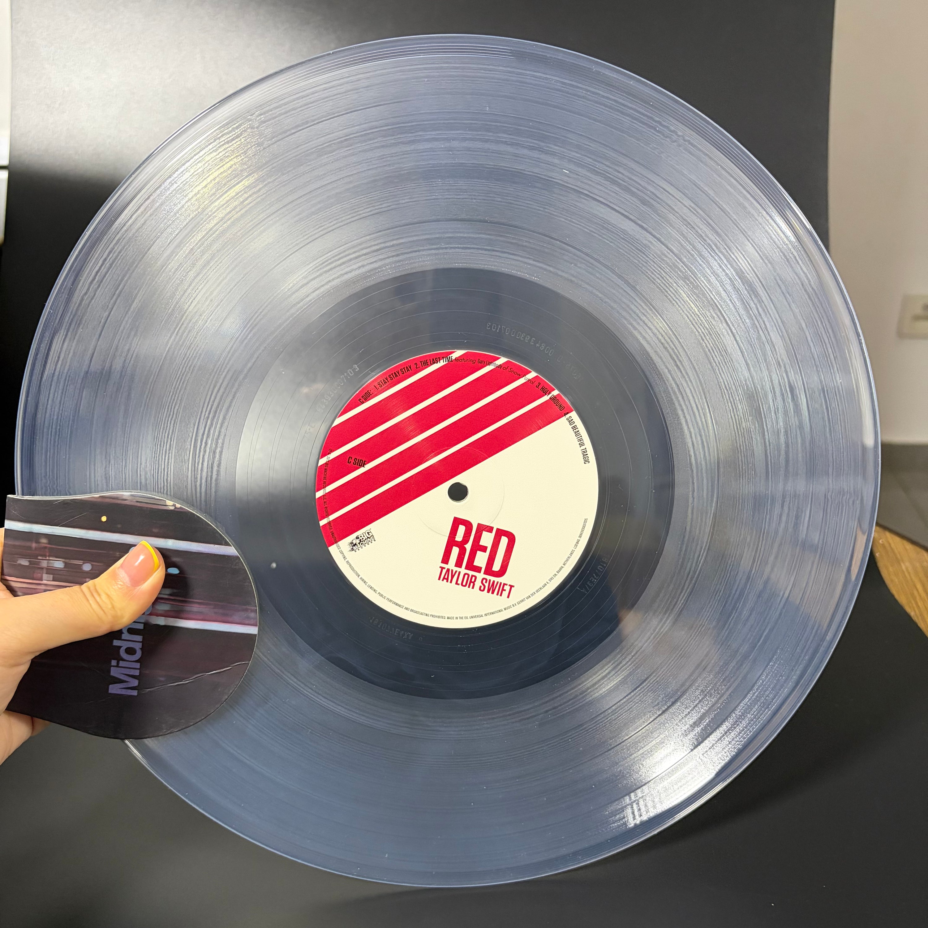 Taylor Swift Red Clear Vinyl (Numbered 5230, Opened Only, Perfect Condition)
