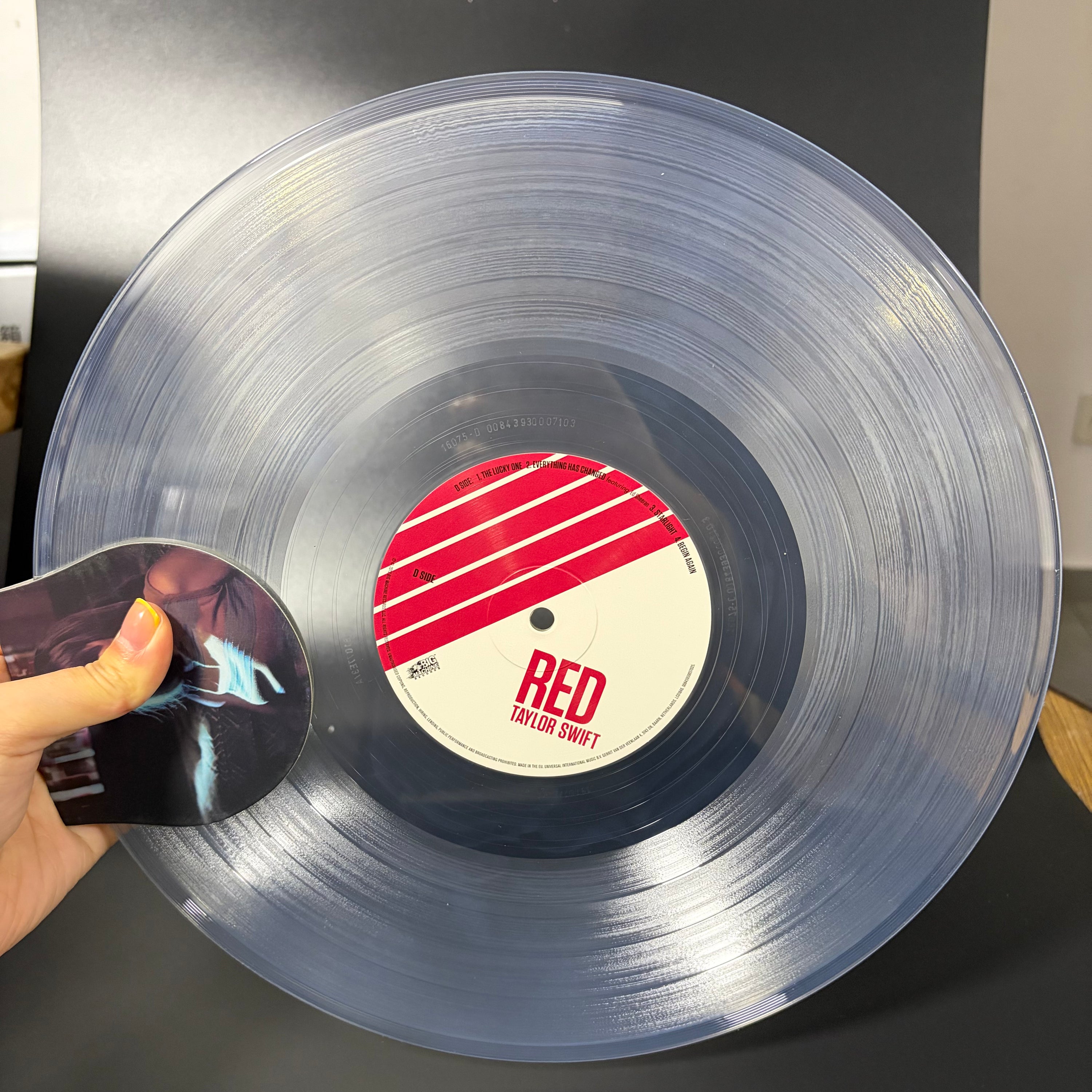 Taylor Swift Red Clear Vinyl (Numbered 5230, Opened Only, Perfect Condition)