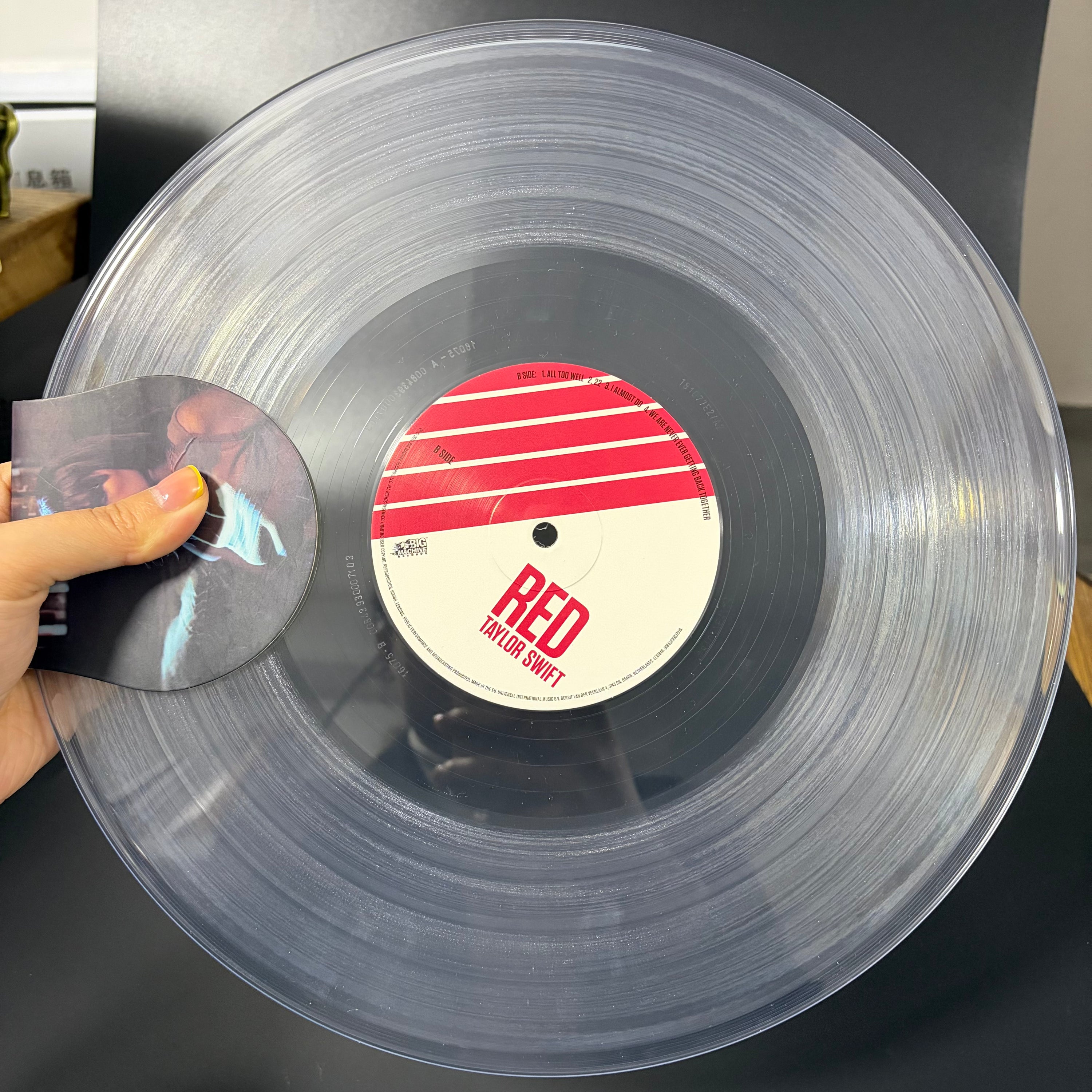 Taylor Swift Red Clear Vinyl (Numbered 4815, Opened Only, Perfect Condition)