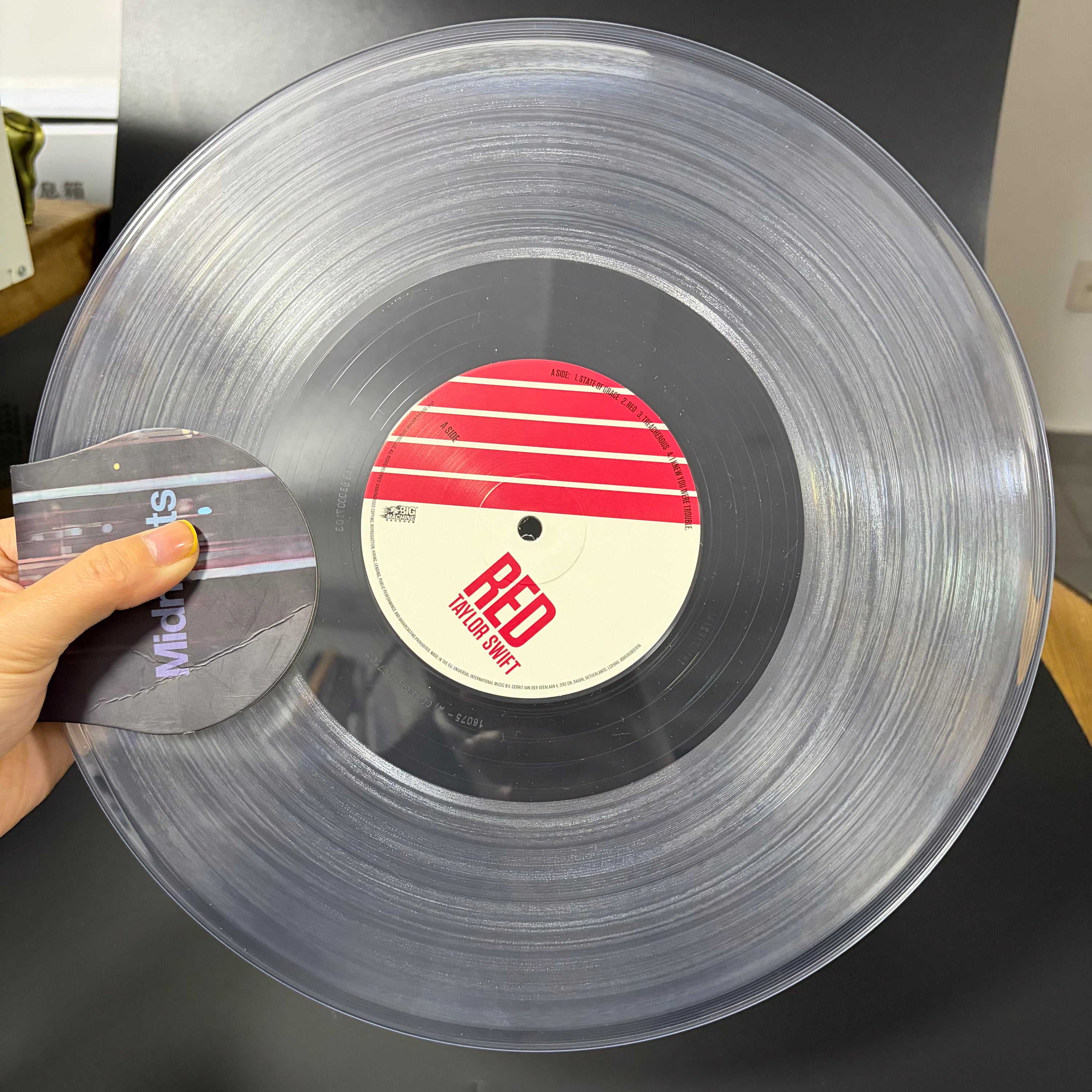 Taylor Swift Red Clear Vinyl (Numbered 4815, Opened Only, Perfect Condition)