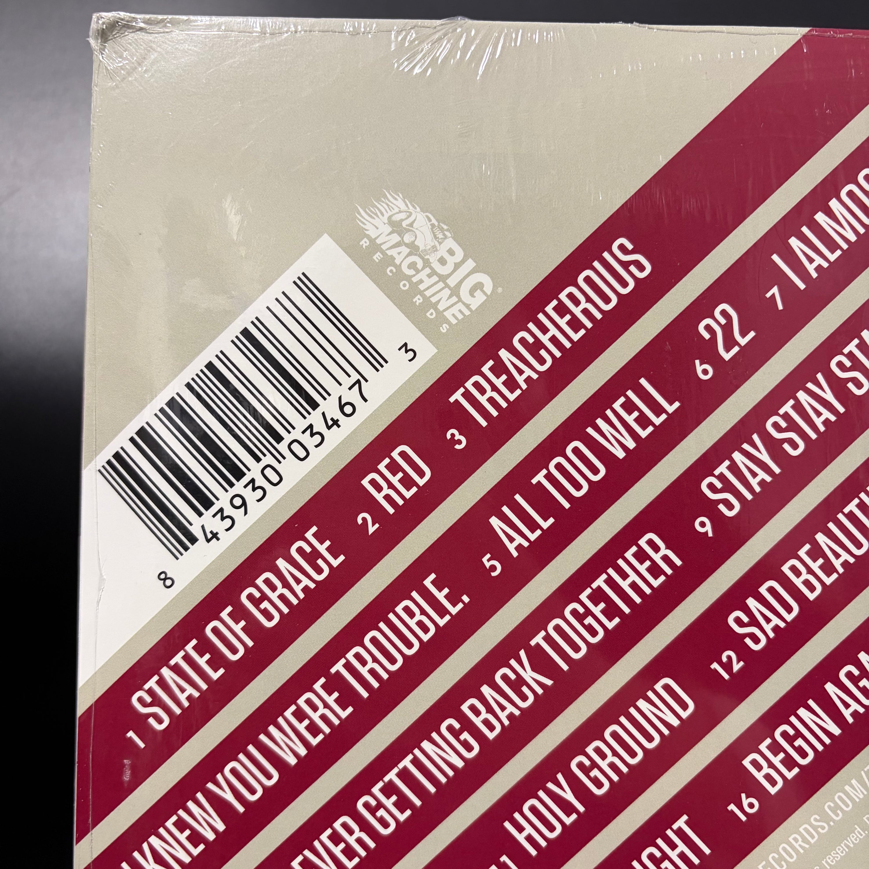 Taylor Swift Red Clear Vinyl (Numbered 27, Brand New Unopened)