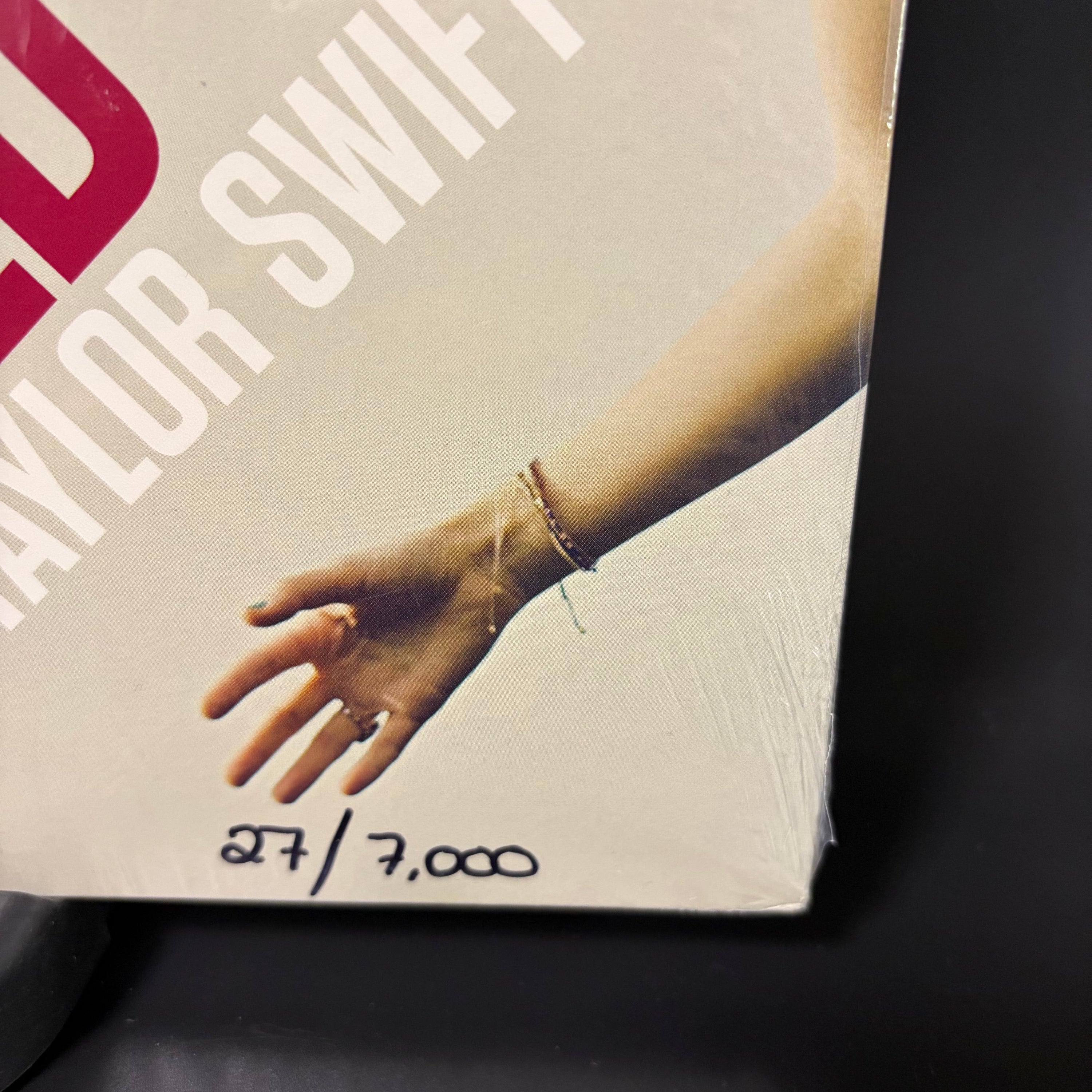 Taylor Swift Red Clear Vinyl (Numbered 27, Brand New Unopened)