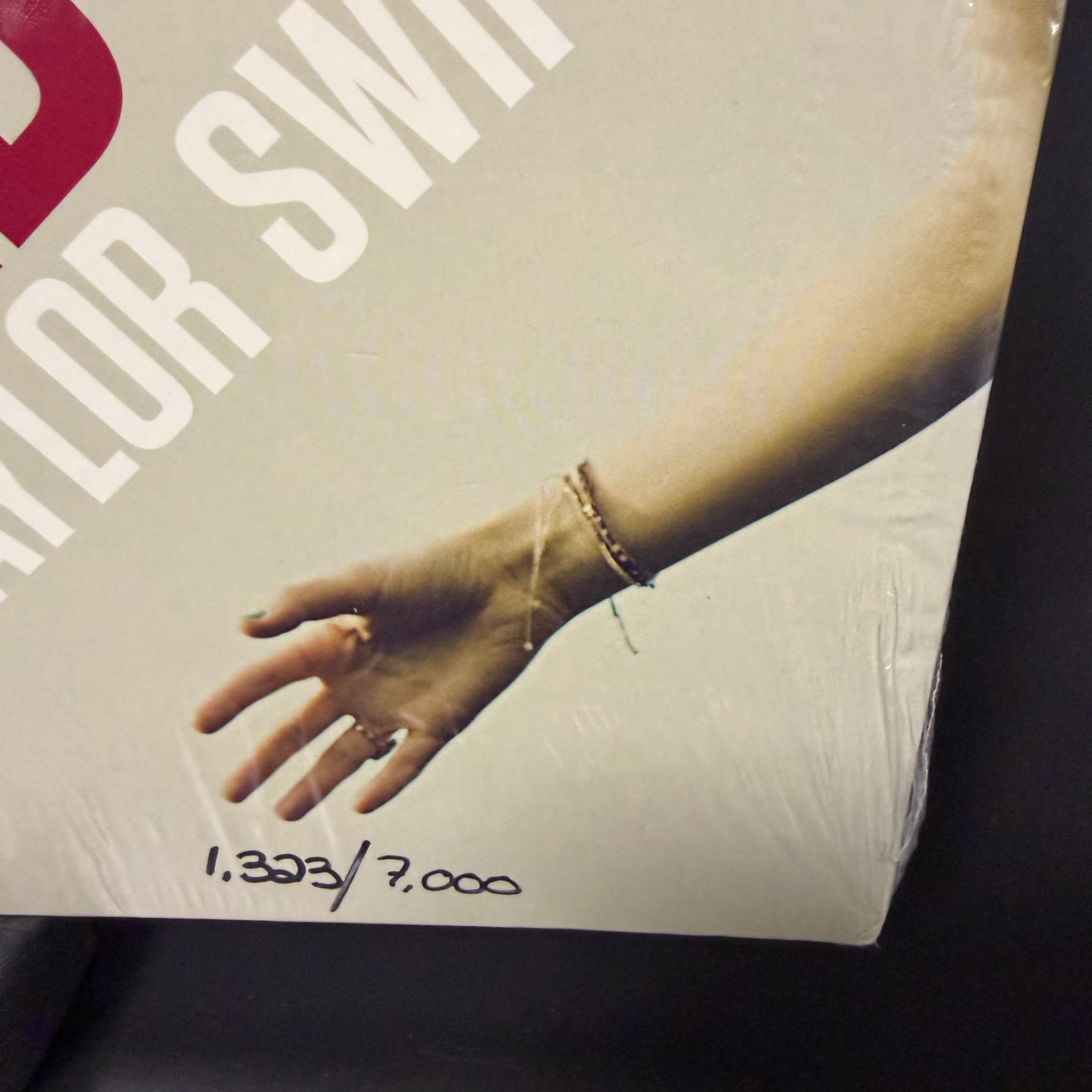 Taylor Swift Red Clear Vinyl (Numbered 1323, Brand New Unopened)