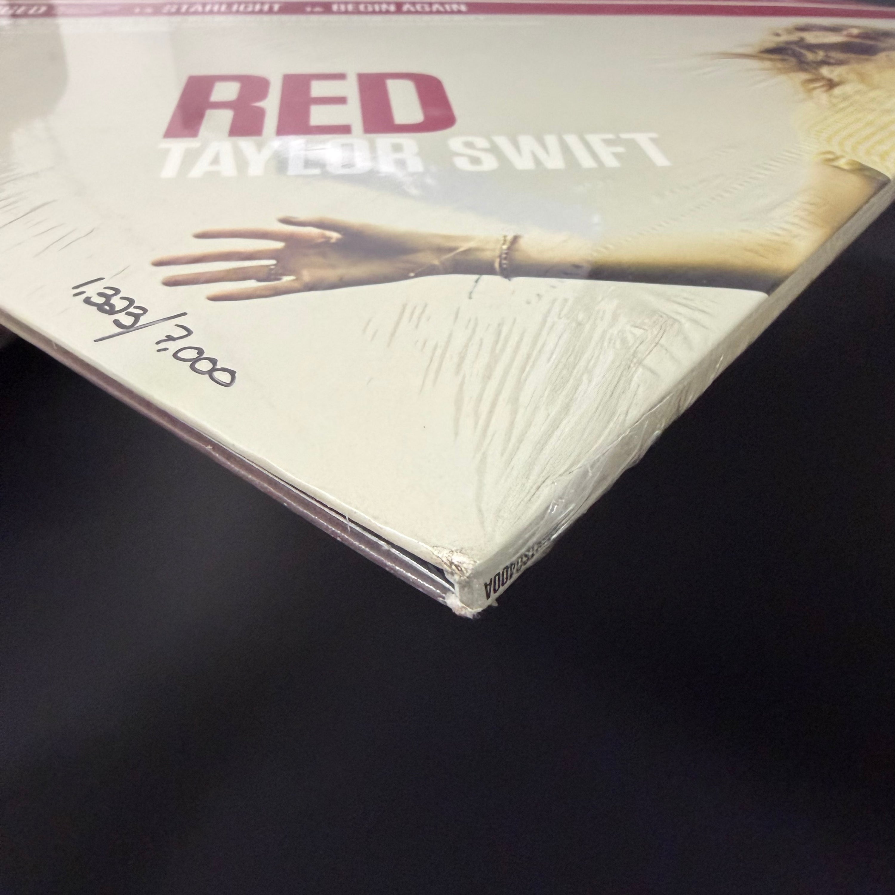 Taylor Swift Red Clear Vinyl (Numbered 1323, Brand New Unopened)