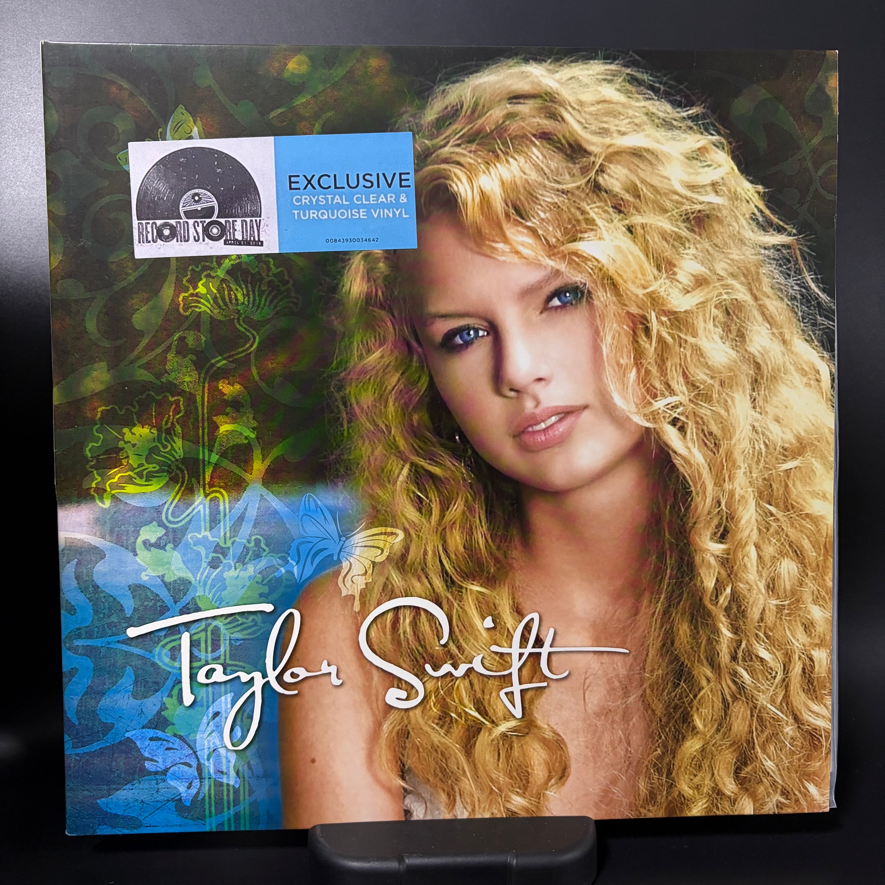 Taylor Swift Debut Self-Titled RSD Exclusive 2LP Vinyl (Crystal Clear & Turquoise, Opened Only)