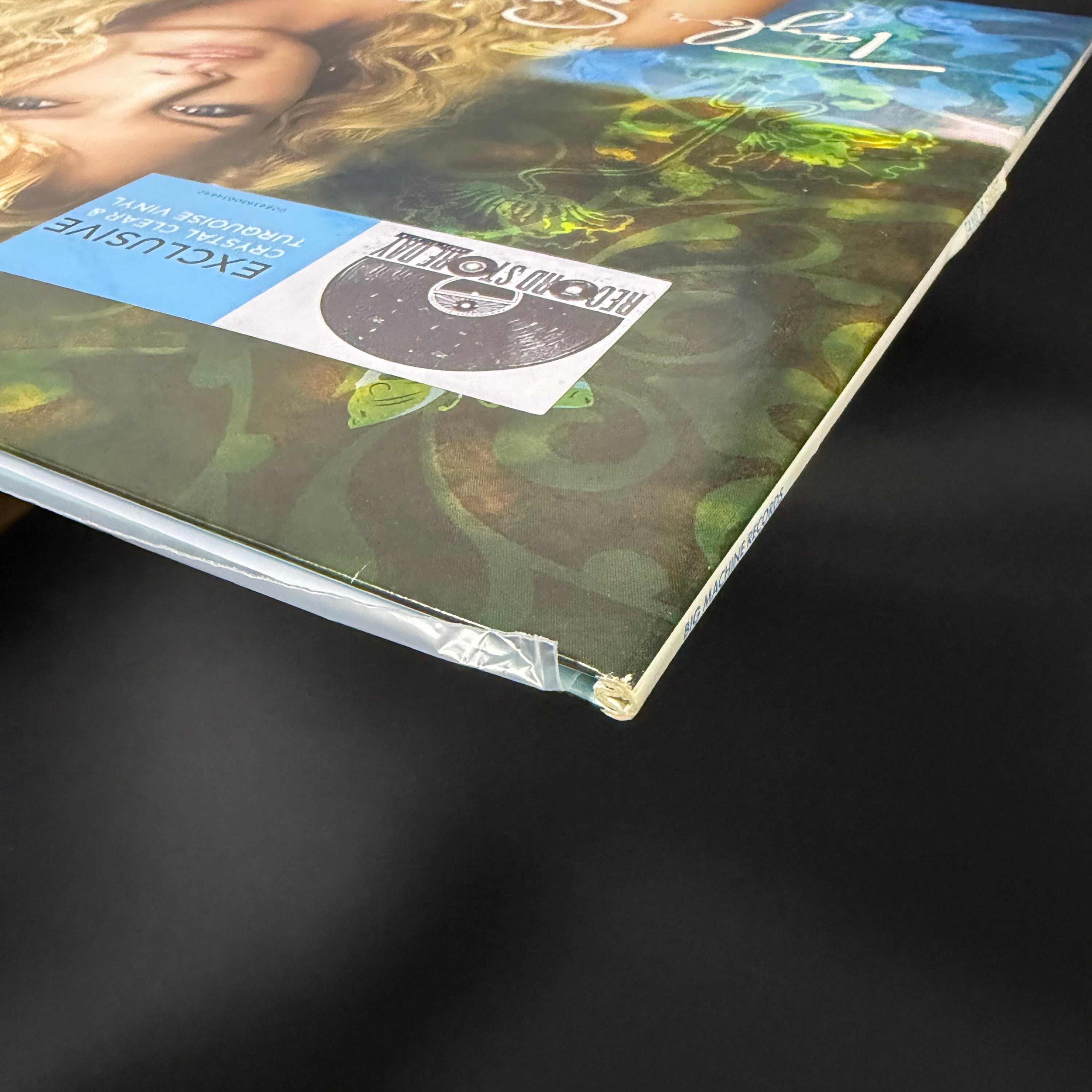 Taylor Swift Debut Self-Titled RSD Exclusive 2LP Vinyl (Crystal Clear & Turquoise, Opened Only)