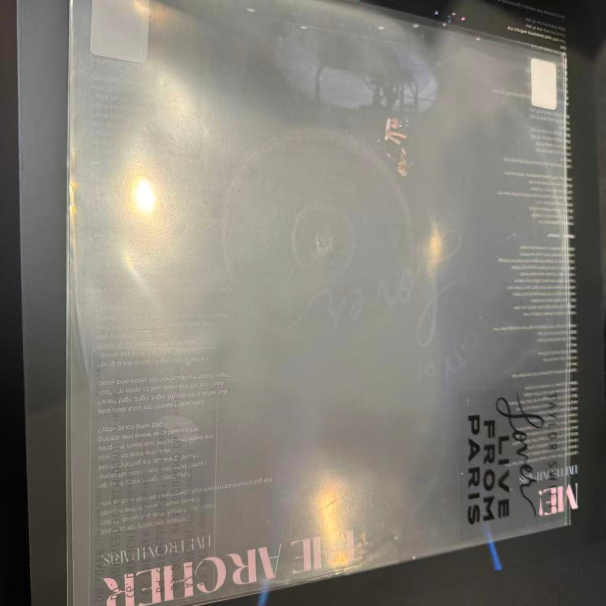 Taylor Swift - Lover (Live From Paris) (8", Shape, Pin + 8", Shape, Pin + Comp, RE, RP, S/)