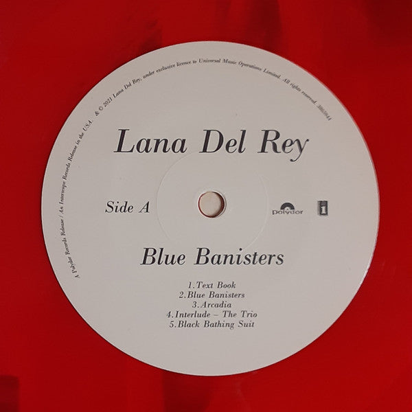 Lana Del Rey : Blue Banisters (2xLP, Album, Ltd, Red)