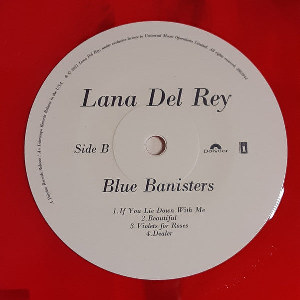 Lana Del Rey : Blue Banisters (2xLP, Album, Ltd, Red)