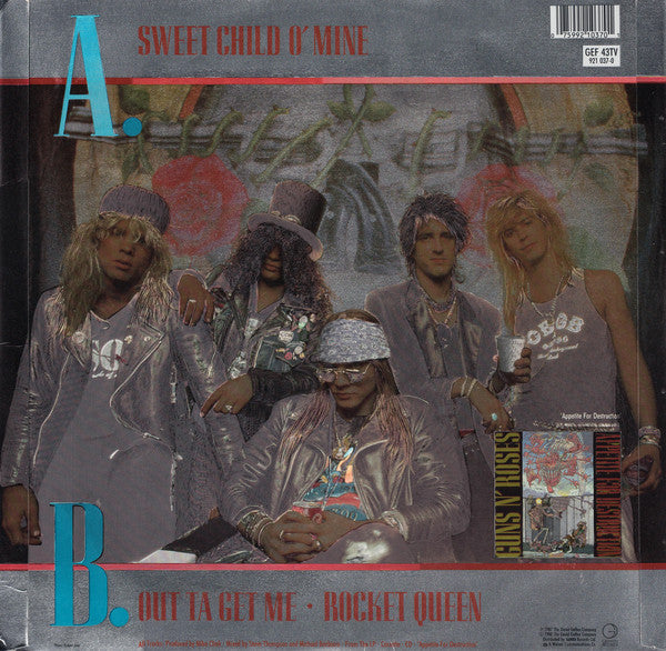 Guns N' Roses : Sweet Child O' Mine (12", Single, Met)